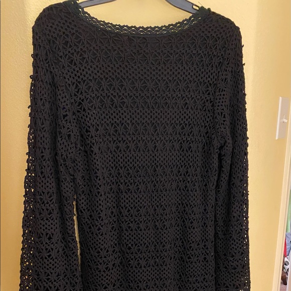 Black crocheted dress - Picture 3 of 7